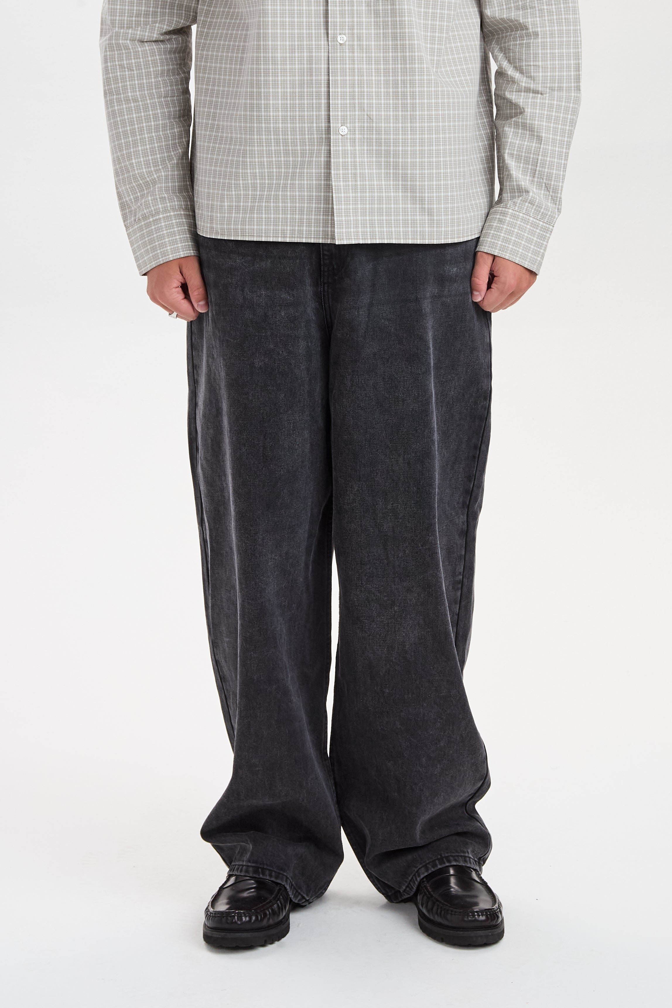 DXHarald Wide Fit Jeans Black